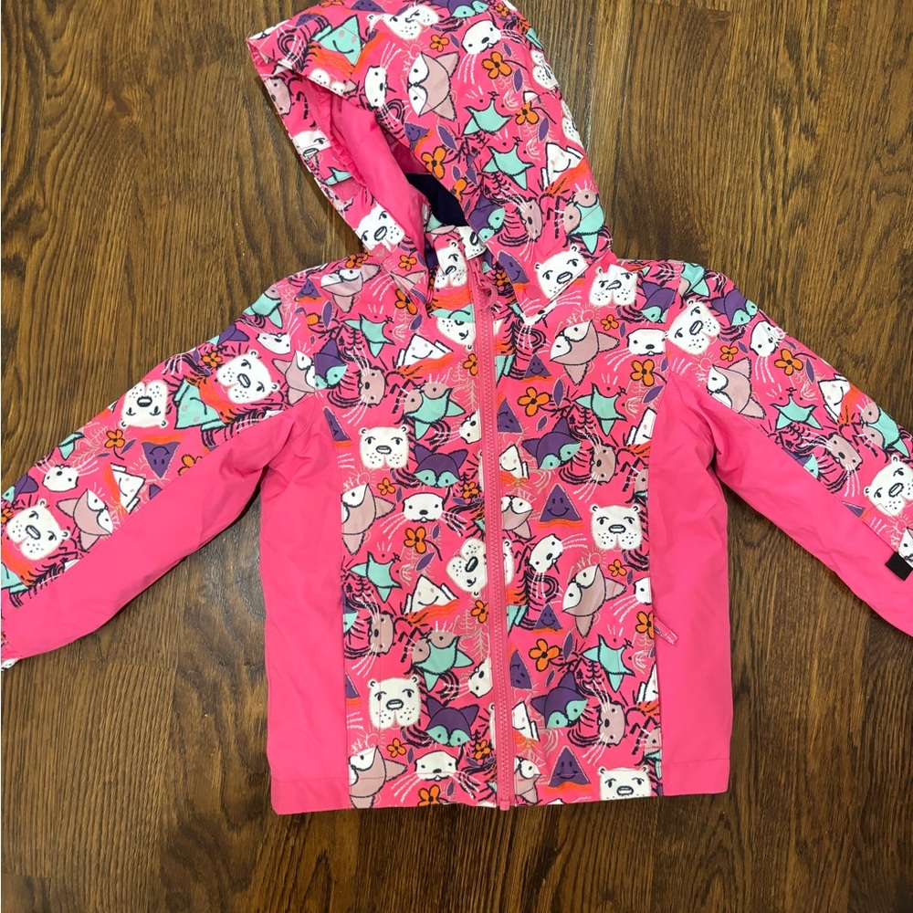 Roxy girls Technical snow jacket. Size 4-5. Worn once.